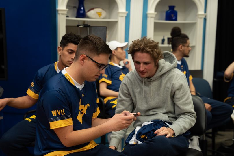 Members of the WVU Esports team during Media Day.